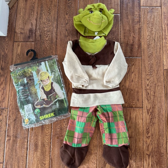 RUBIES 2010 Vintage Shrek 4 Baby Costume Toddler size 2-4 - Picture 2 of 12